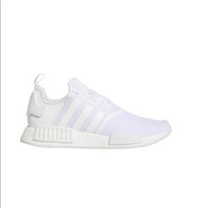 All white adidas NMD